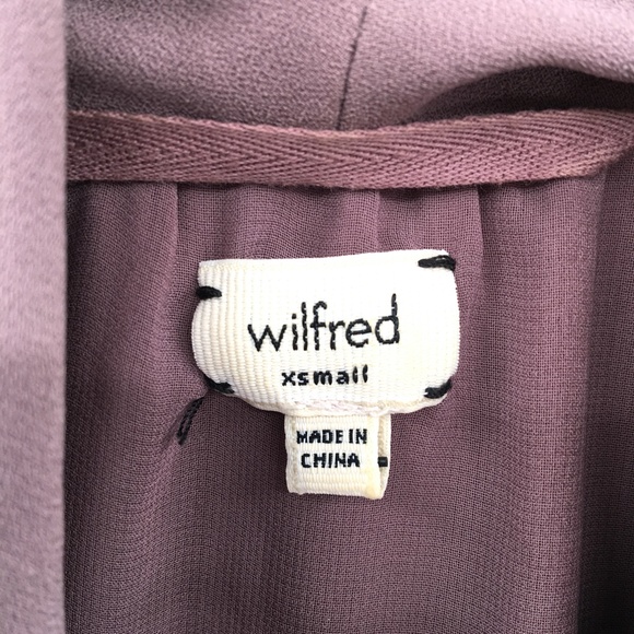 Aritzia Wilfred Sabine mini Dress Caban mauve cute - Picture 5 of 16